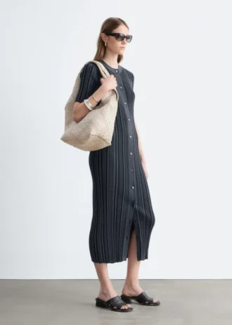Braided Leather Tote