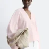 Braided Leather Tote