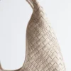 Braided Leather Tote
