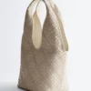 Braided Leather Tote