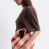 Braided Leather Tote Bag