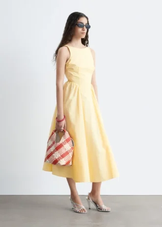 Braided Leather Tote Bag