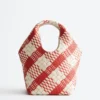 Braided Leather Tote Bag