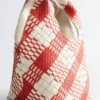 Braided Leather Tote Bag