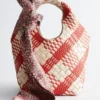 Braided Leather Tote Bag