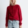 Brushed Knitted Cardigan