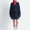 Brushed Mohair-Blend Cardigan