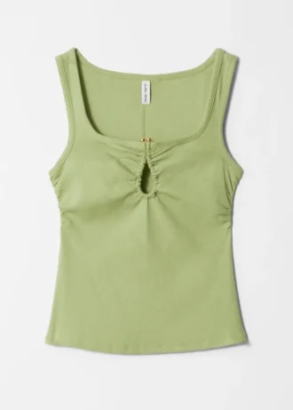 Buckle-Detailed Tank Top