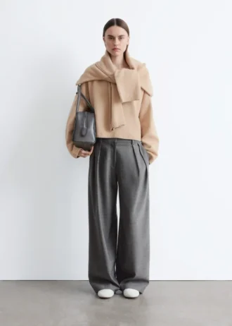 Cashmere and cotton jumper