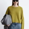 Cashmere and cotton jumper