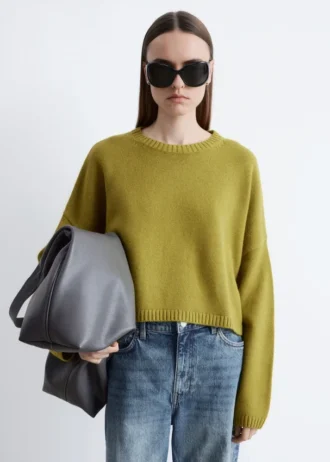 Cashmere and cotton jumper