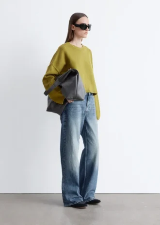 Cashmere and cotton jumper