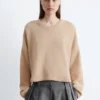Cashmere and cotton jumper