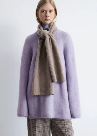 Cashmere Knit Scarf