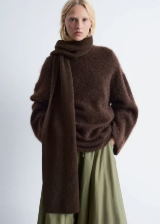 Cashmere Knit Scarf