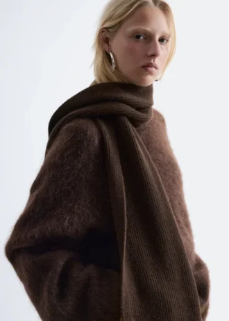 Cashmere Knit Scarf