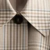 Checked Buckle-Belt Trench Coat