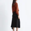 Checked Drawstring Shirt