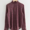 Checked Wide Frill Shirt
