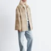 Checked Wool Shirt Jacket