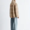 Checked Wool Shirt Jacket