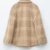Checked Wool Shirt Jacket