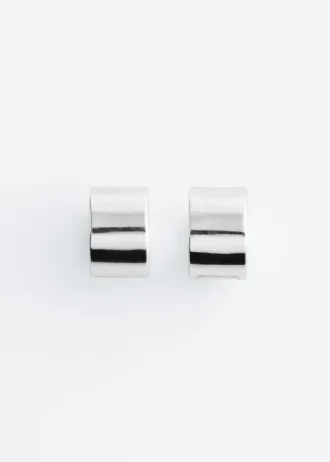 Chunky Angular Hoop Earrings