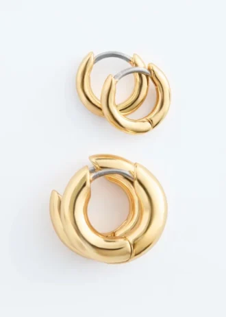 Chunky Hoop Earring Set