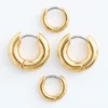 Chunky Hoop Earring Set