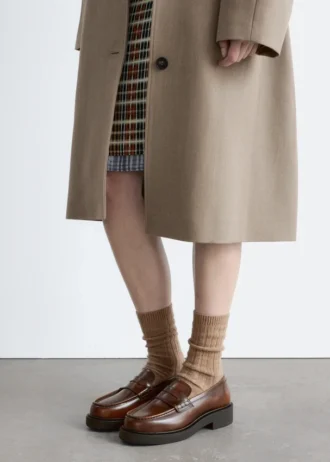 Chunky Leather Loafers
