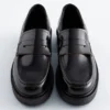 Chunky Leather Loafers