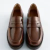 Chunky Leather Loafers