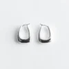 Chunky Oval Hoop Earrings