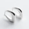 Chunky Oval Hoop Earrings