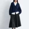Chunky Rib-Knit Cardigan