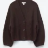 Chunky Rib-Knit Cardigan
