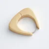 Chunky Triangle Hoop Earrings