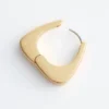 Chunky Triangle Hoop Earrings