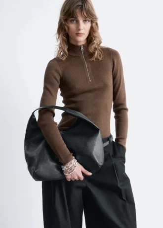 Classic Leather Tote Bag