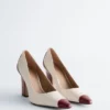 Colour-Blocked Leather Pumps