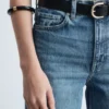 Contrast Metal Resin Bangle