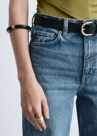 Contrast Metal Resin Bangle