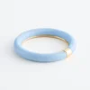 Contrast Metal Resin Bangle