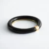Contrast Metal Resin Bangle