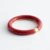 Contrast Metal Resin Bangle