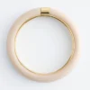 Contrast Metal Resin Bangle