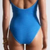Contrast-Trim Swimsuit