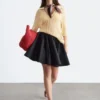 Cotton Circle Mini Skirt