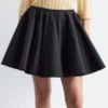 Cotton Circle Mini Skirt