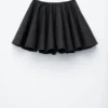 Cotton Circle Mini Skirt